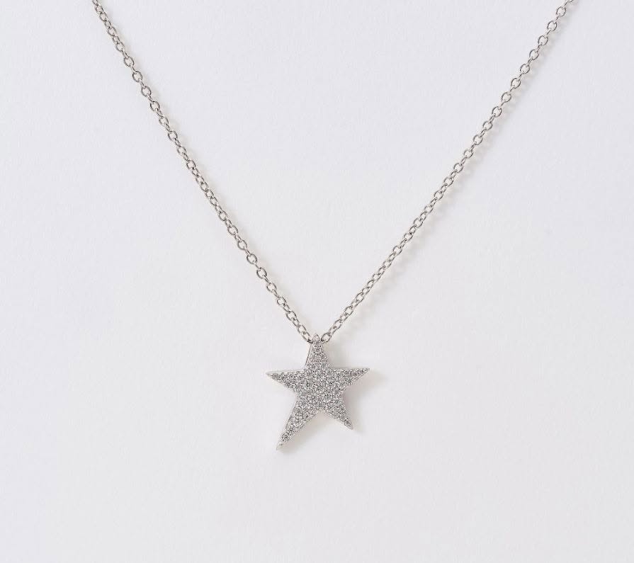 Jennifer Miller Sterling Silver Shooting Star Necklace