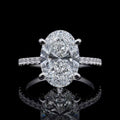14K White Gold 2ctw Engagement Ring
