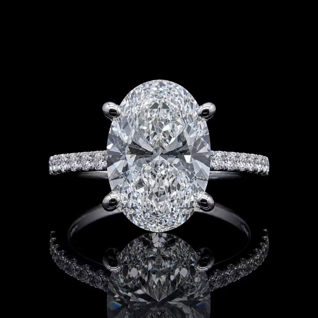14K White Gold 2ctw Engagement Ring