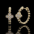 Natural Diamond Huggies Earrings